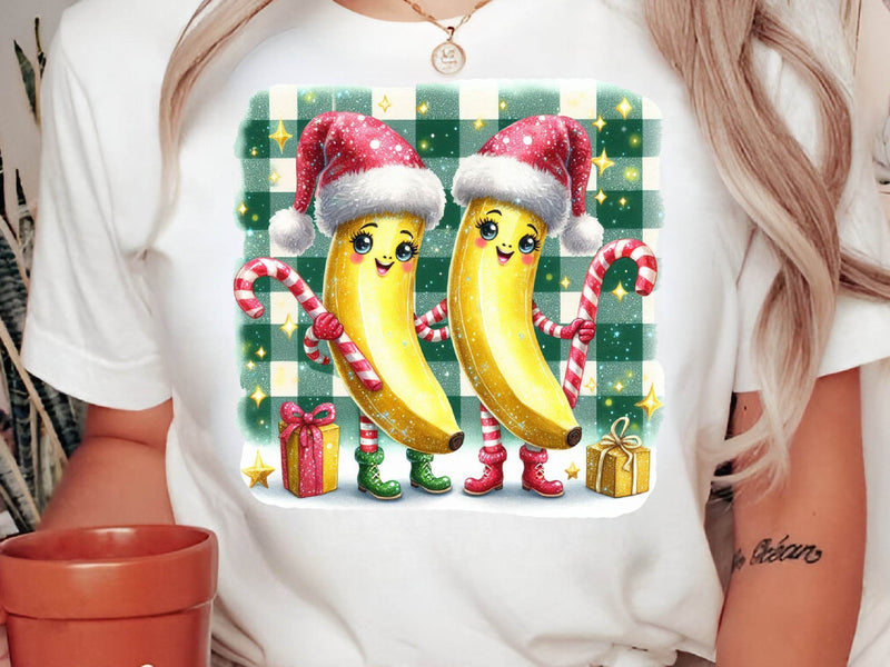 Bananas Christmas Merry Christmas Clipart Bundle 1 - CraftNest - Digital Crafting and Art