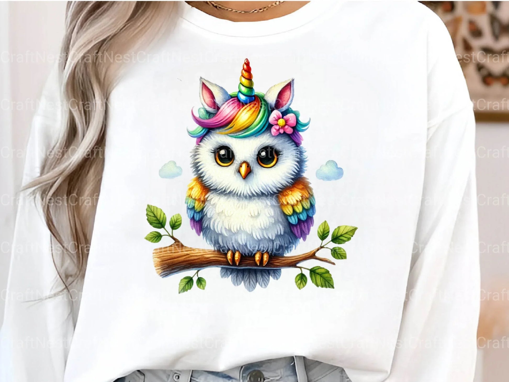 Unicorn Owl Clipart Bundle - CraftNest - Digital Crafting and Art