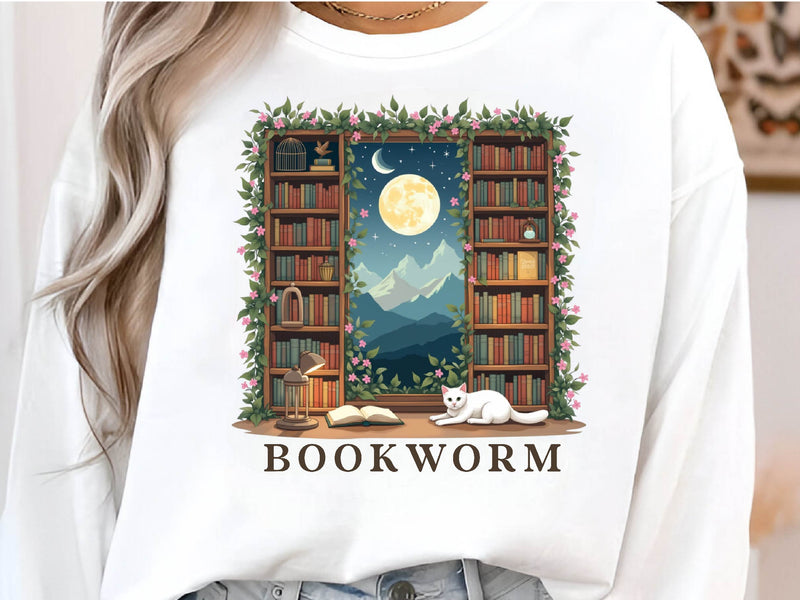 Bookworm Funny Book Lover Clipart Bundle - CraftNest - Digital Crafting and Art