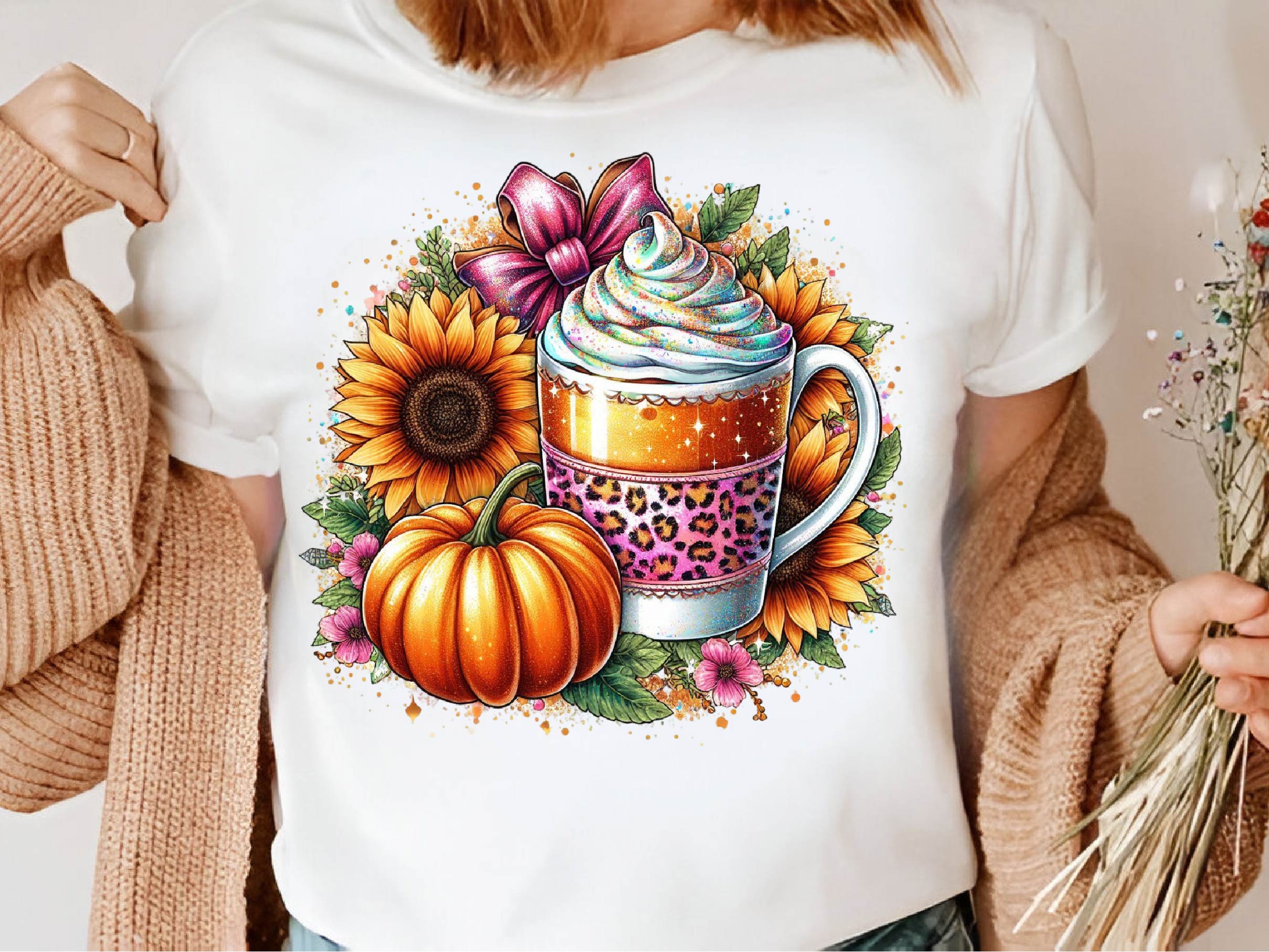 Pumpkin Coffee Cup Clipart Bundle - CraftNest - Digital Crafting and Art