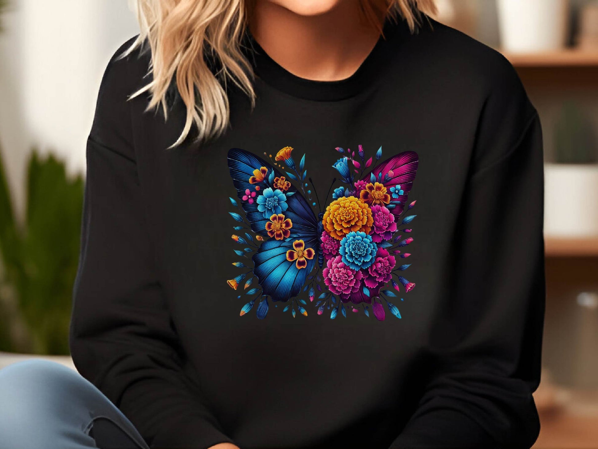 Butterfly Flowers Clipart Bundle 15 - CraftNest - Digital Crafting and Art