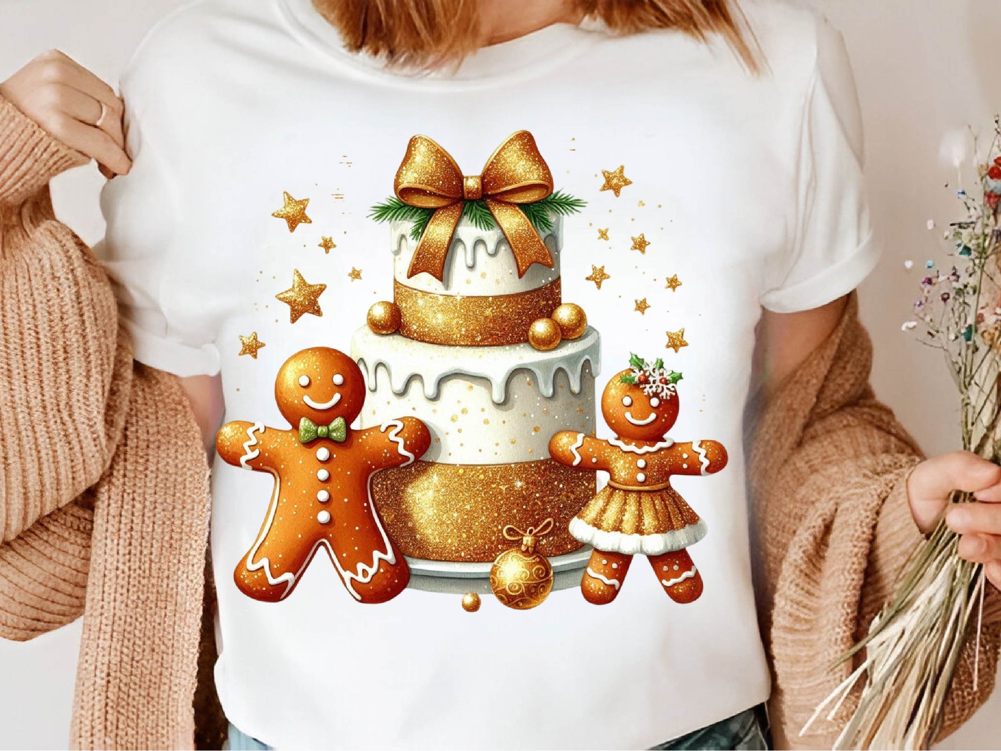 Cute Christmas Cake And Gingerbread Clipart Bundle - CraftNest - Digital Crafting and Art