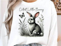 Cutest Little Bunny Floral Bunny Clipart Bundle - CraftNest - Digital Crafting and Art