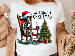 Halloween Skeleton Waiting For Christmas Clipart Bundle - CraftNest - Digital Crafting and Art