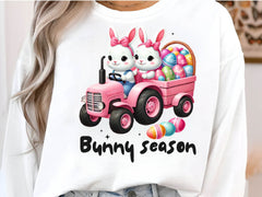 Easter Tractor Farm Tractor Clipart Bundle - CraftNest - Digital Crafting and Art