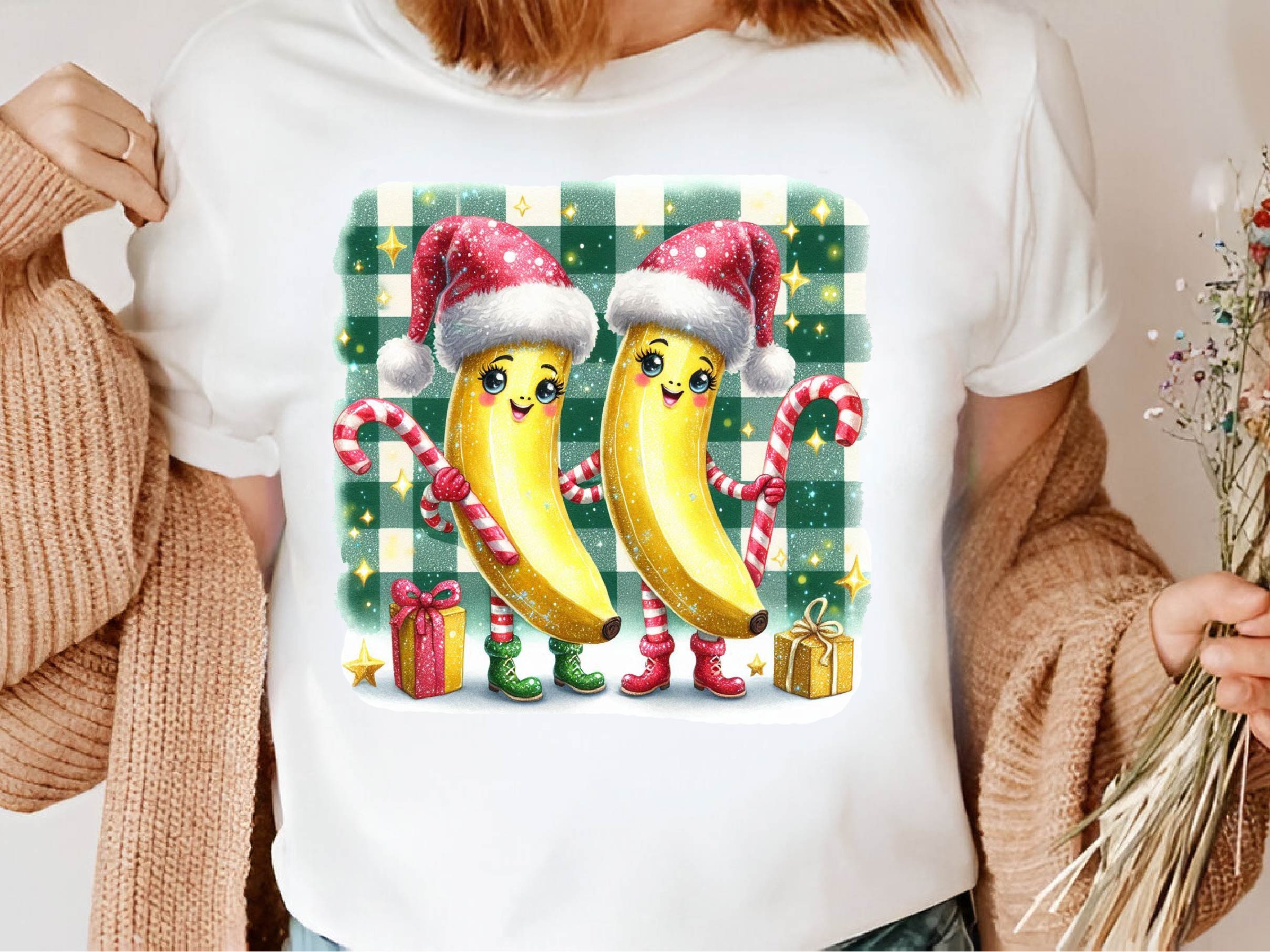 Bananas Christmas Merry Christmas Clipart Bundle 1 - CraftNest - Digital Crafting and Art