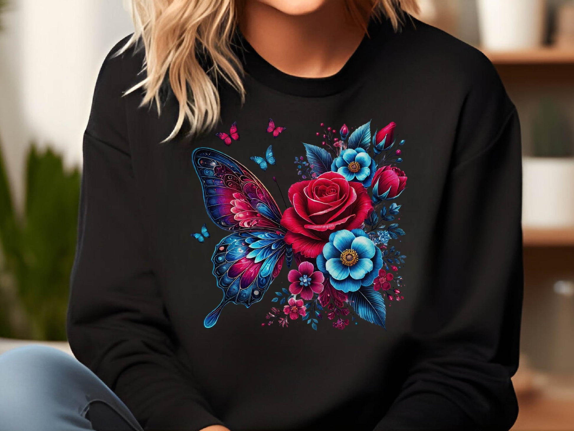 Butterfly Flowers Clipart Bundle 22 - CraftNest - Digital Crafting and Art