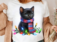 Christmas Black Cat Clipart Bundle - CraftNest - Digital Crafting and Art