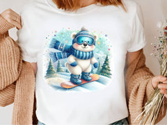 Cute Winter Polar Bear Clipart Bundle - CraftNest - Digital Crafting and Art