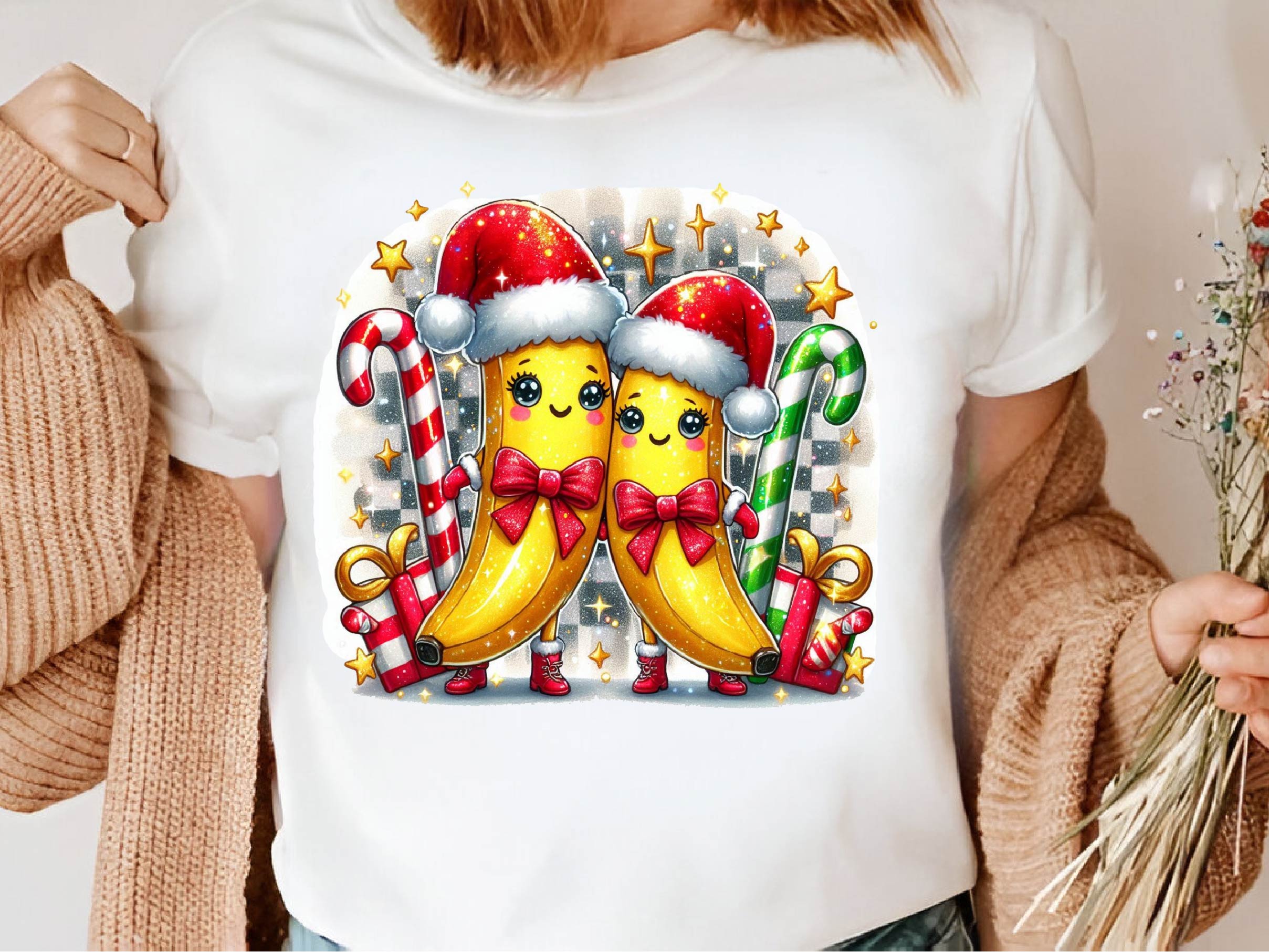 Bananas Christmas Merry Christmas Clipart Bundle - CraftNest - Digital Crafting and Art