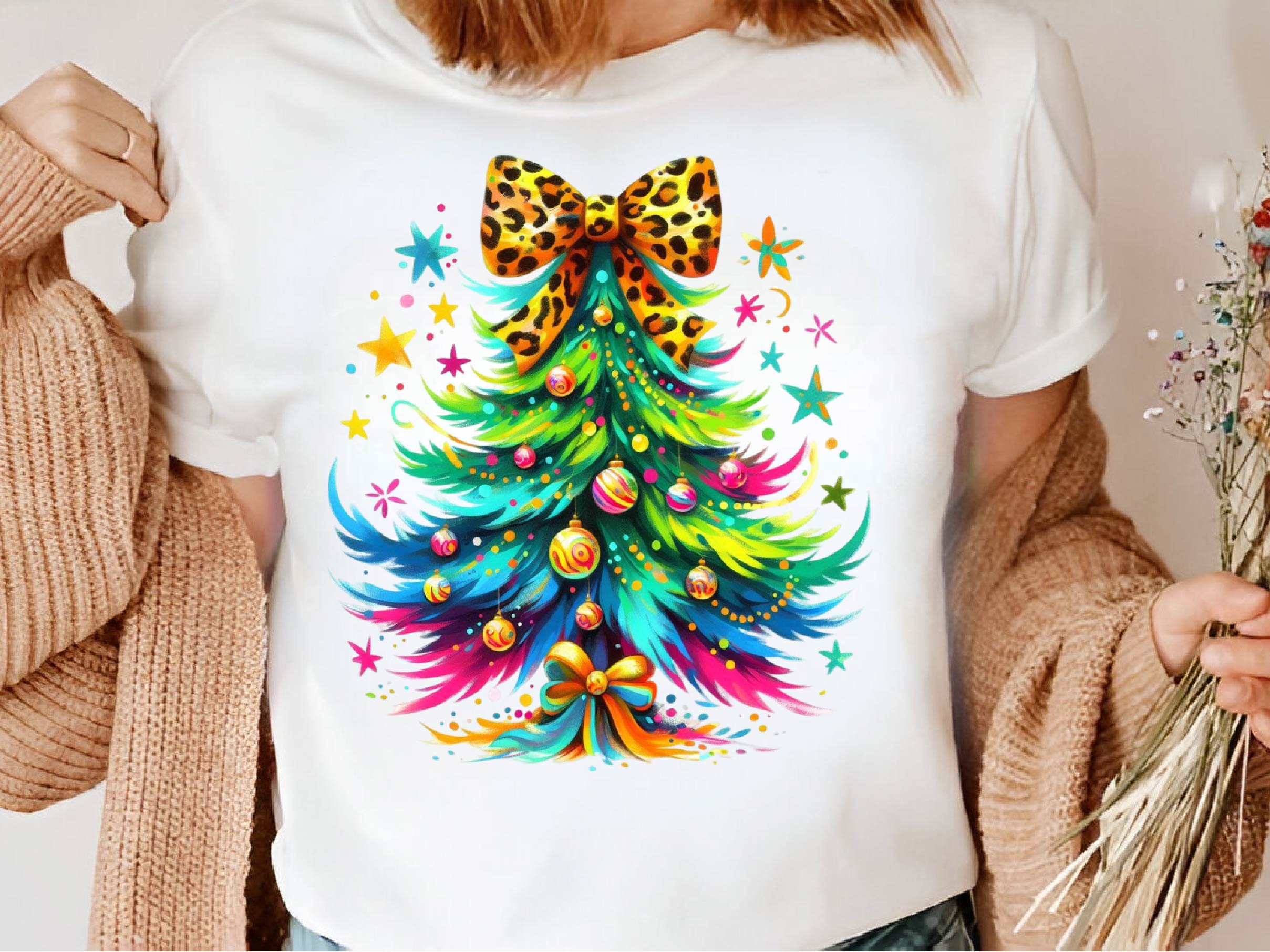 Coquette Christmas Tree Clipart Bundle - CraftNest - Digital Crafting and Art