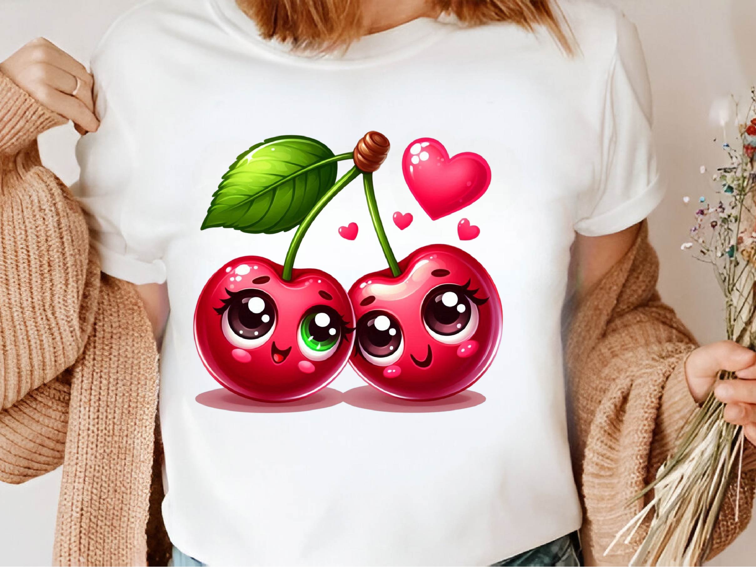 Cute Cherry Clipart Bundle - CraftNest - Digital Crafting and Art