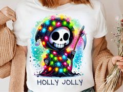 Christmas Grim Reaper Holly Jolly Clipart Bundle - CraftNest - Digital Crafting and Art