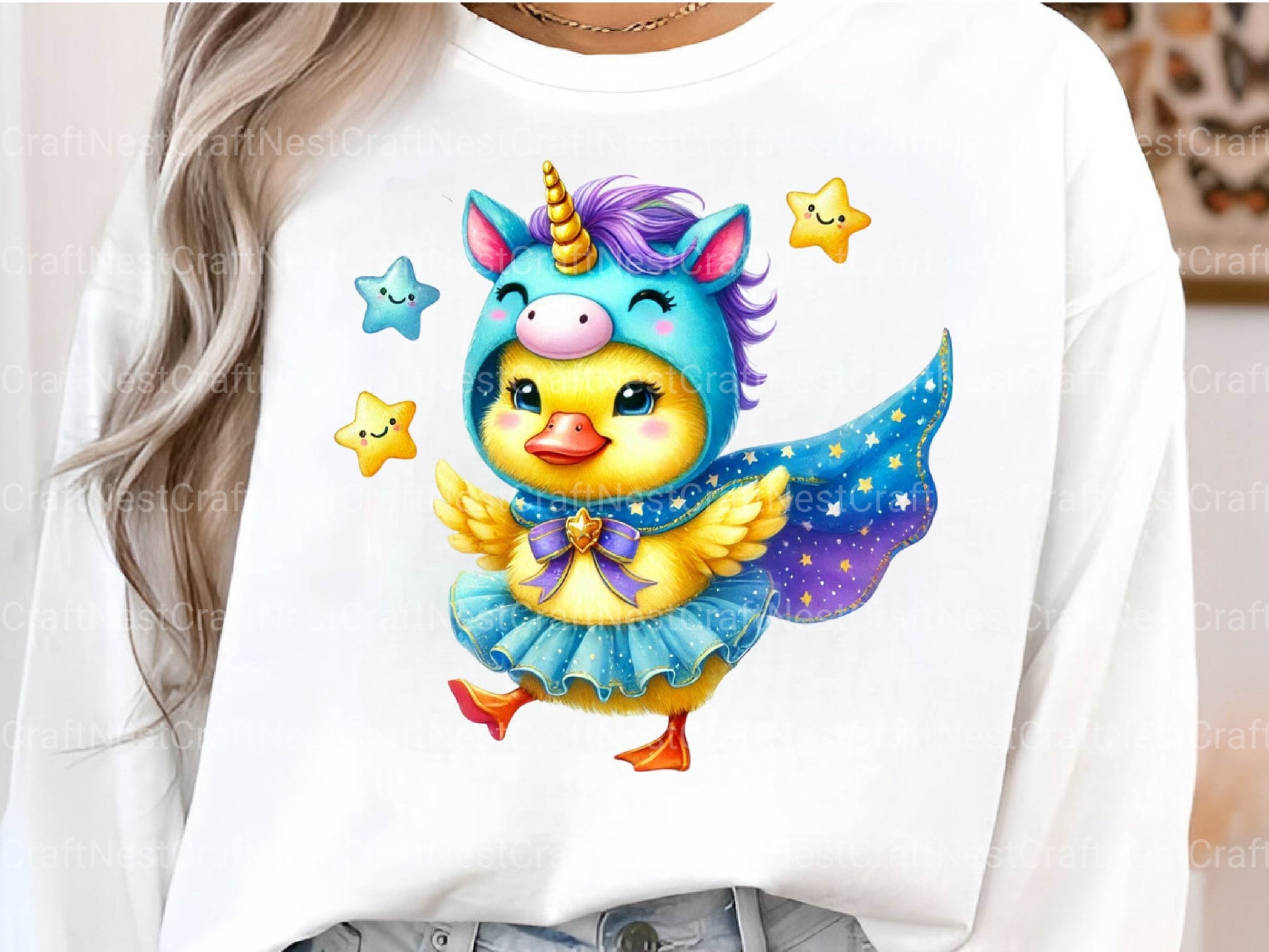 Unicorn Chicken Clipart Bundle - CraftNest - Digital Crafting and Art