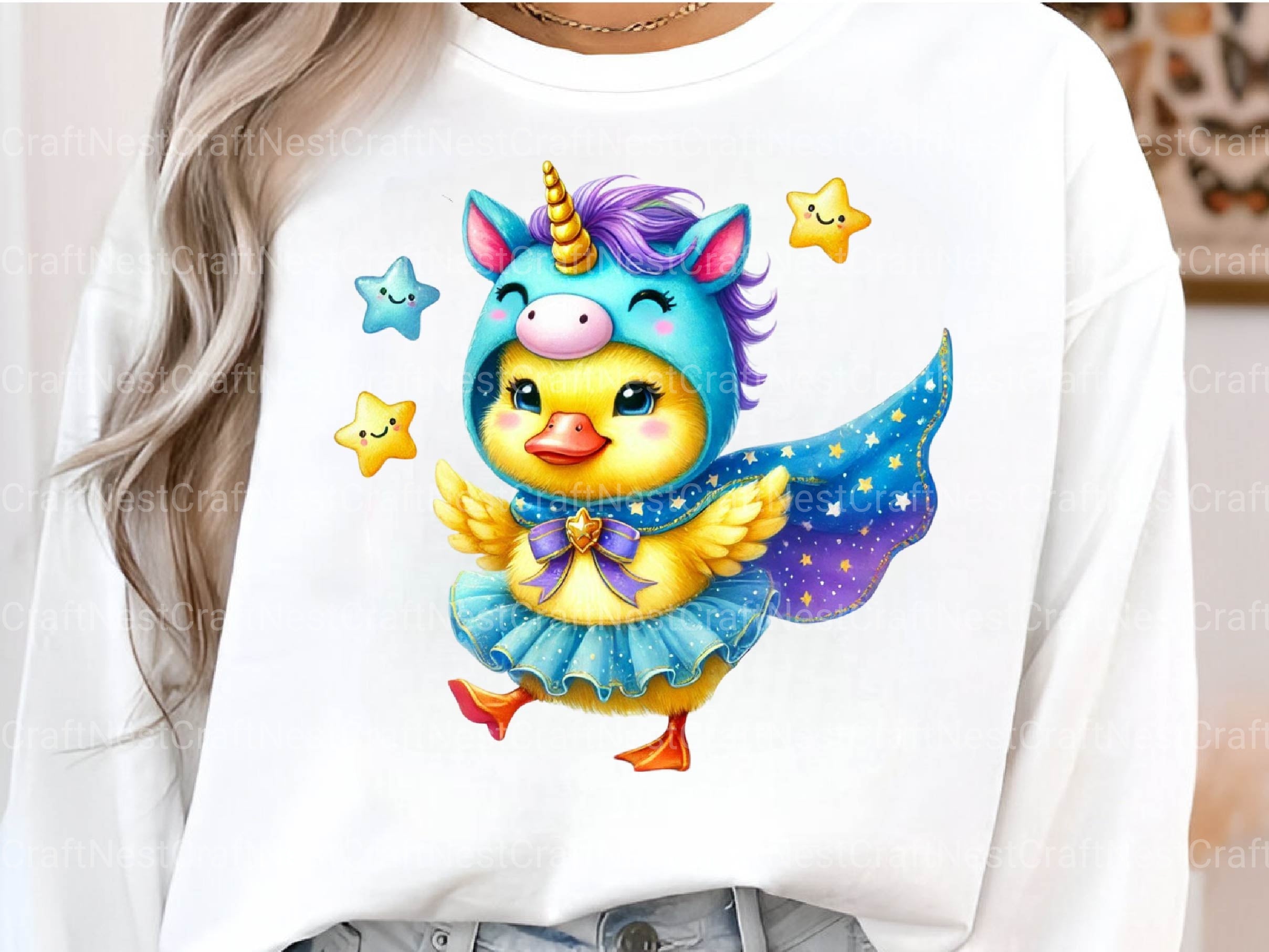 Unicorn Chicken Clipart Bundle - CraftNest - Digital Crafting and Art