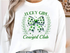 St Patricks Day Coquette Lucky Girl Clipart Bundle - CraftNest - Digital Crafting and Art