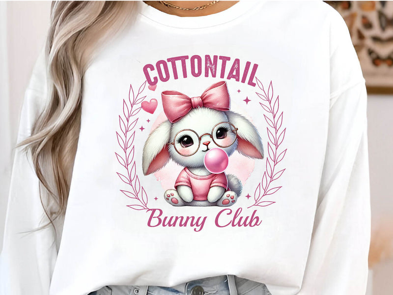 Cottontail Vintage Easter Pink Bow Clipart Bundle - CraftNest - Digital Crafting and Art