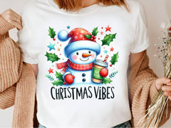 Christmas Vibes Snowman Clipart Bundle - CraftNest - Digital Crafting and Art