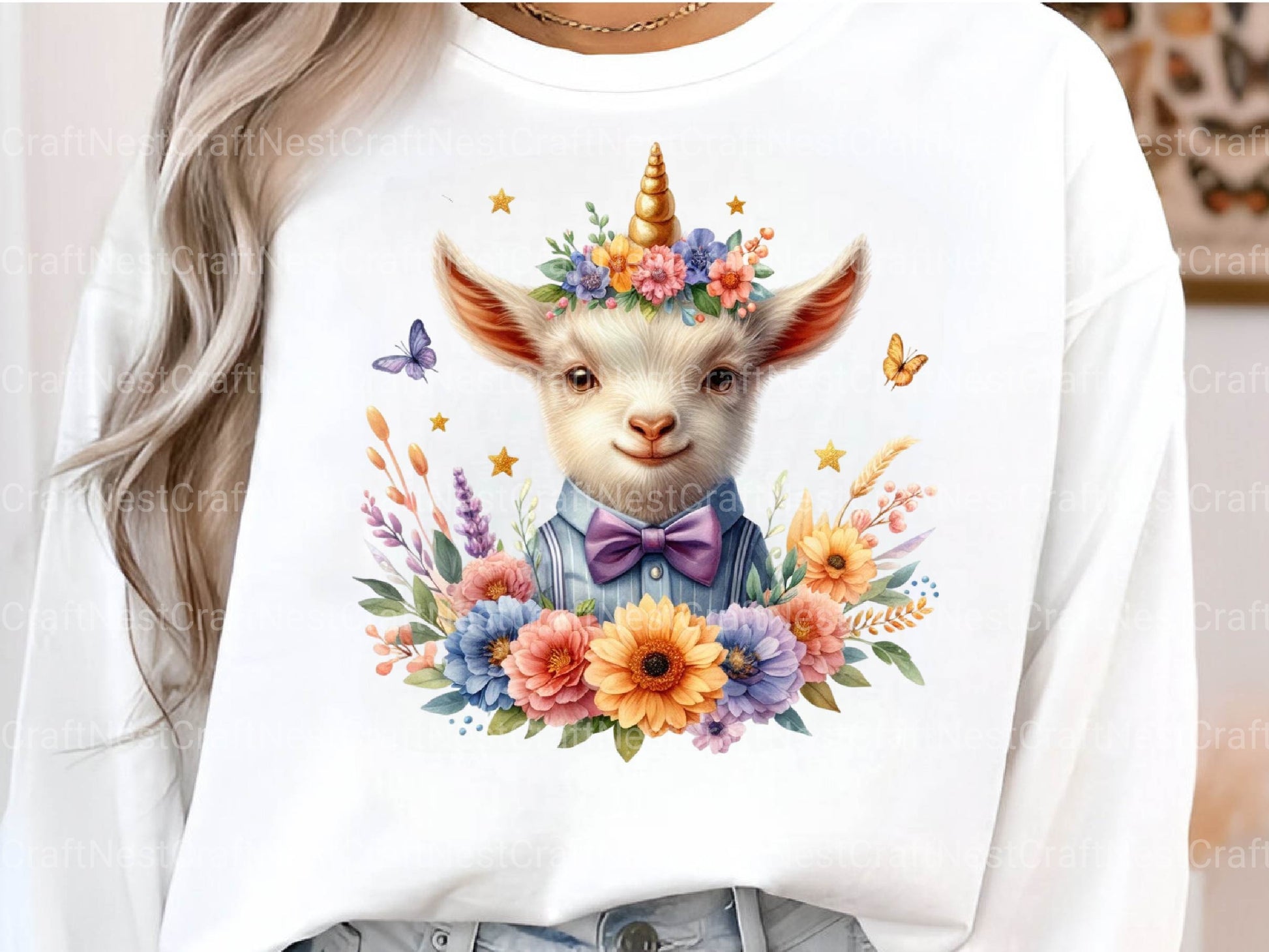 Unicorn Goat Clipart Bundle - CraftNest - Digital Crafting and Art