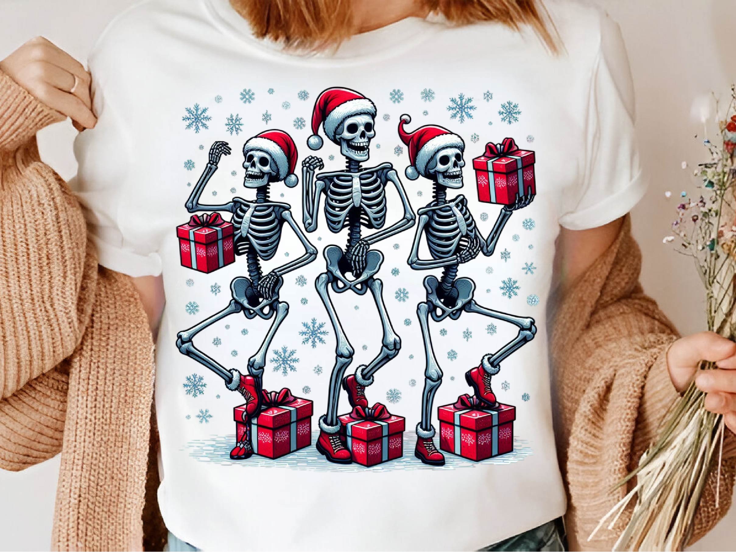 Christmas Dancing Skeletons Clipart Bundle - CraftNest - Digital Crafting and Art