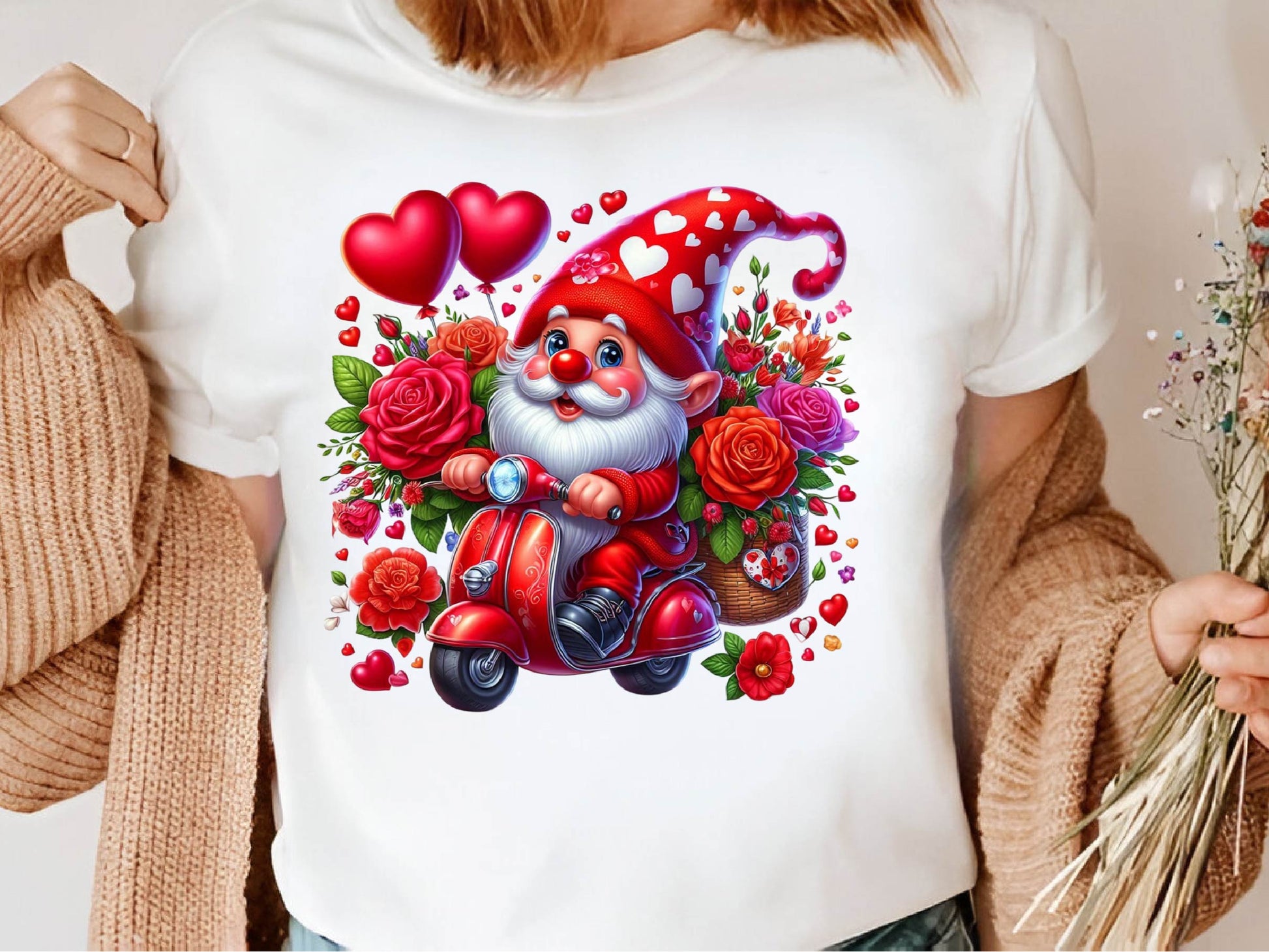 Rose Valentines Gnomes Clipart Bundle - CraftNest - Digital Crafting and Art