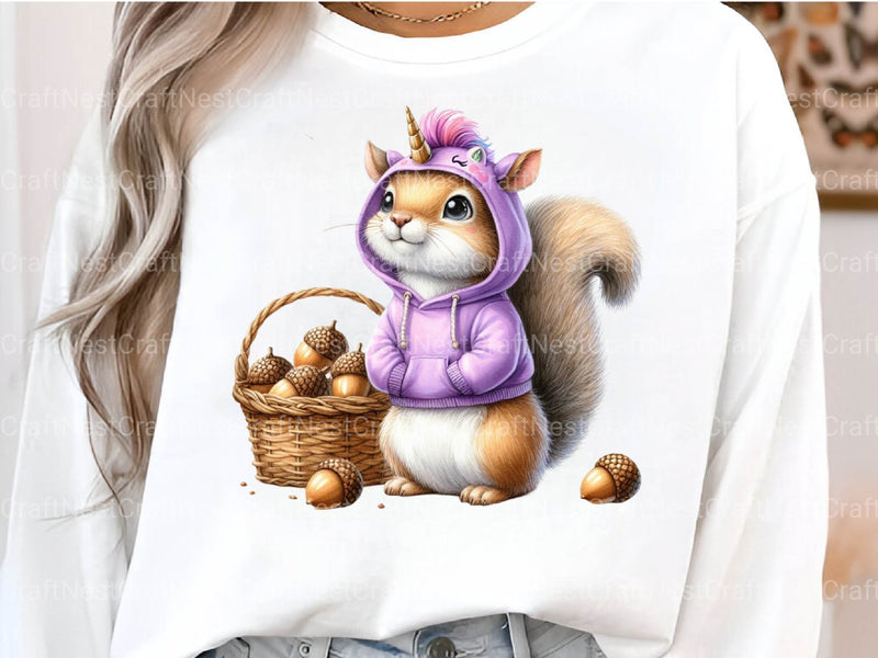 Unicorn Chipmunk Clipart Bundle - CraftNest - Digital Crafting and Art