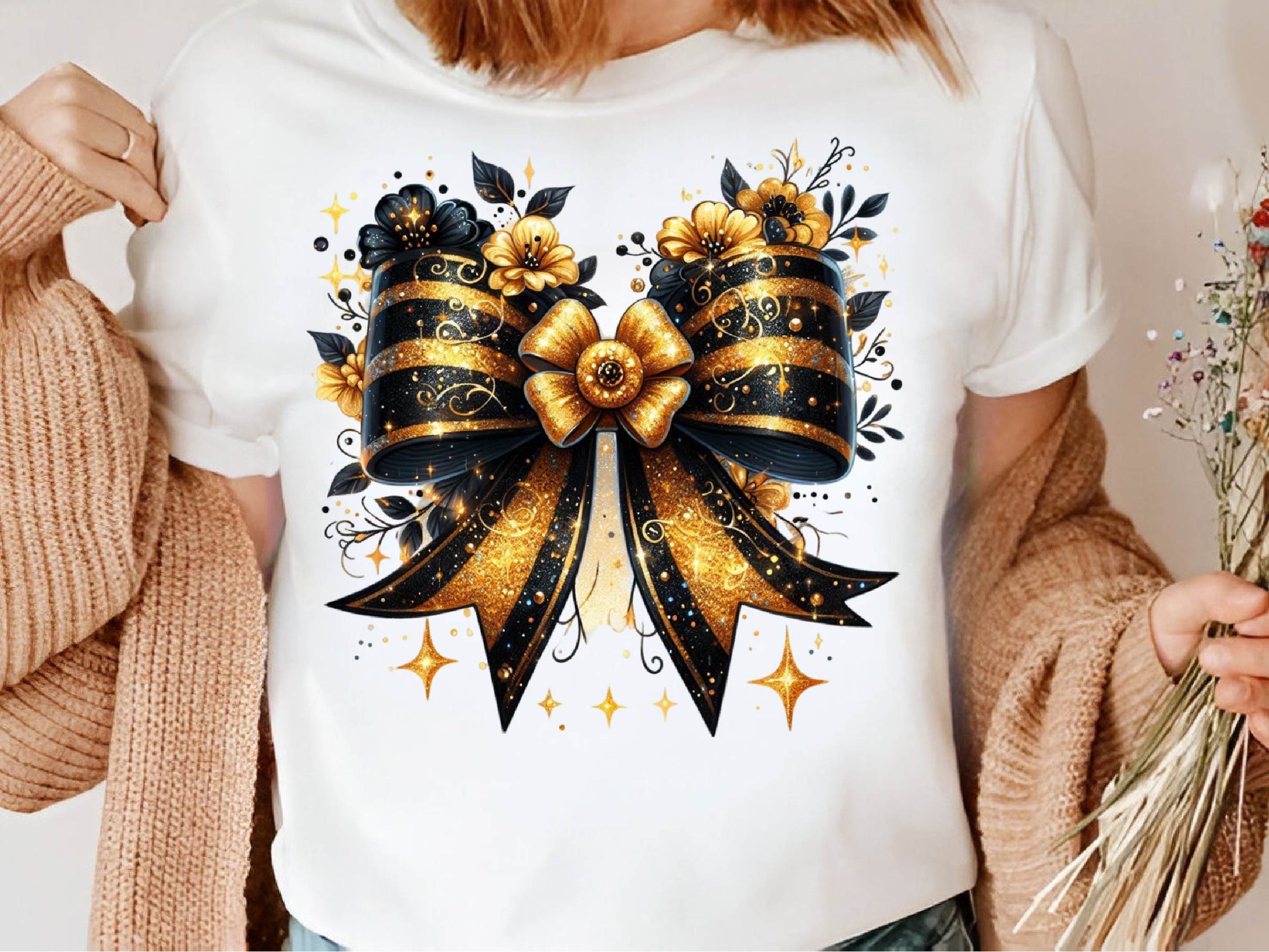 Gold Glitter Coquette Bow Clipart Bundle - CraftNest - Digital Crafting and Art