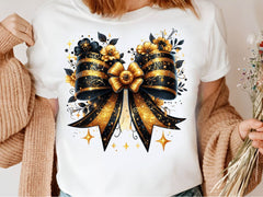 Gold Glitter Coquette Bow Clipart Bundle - CraftNest - Digital Crafting and Art