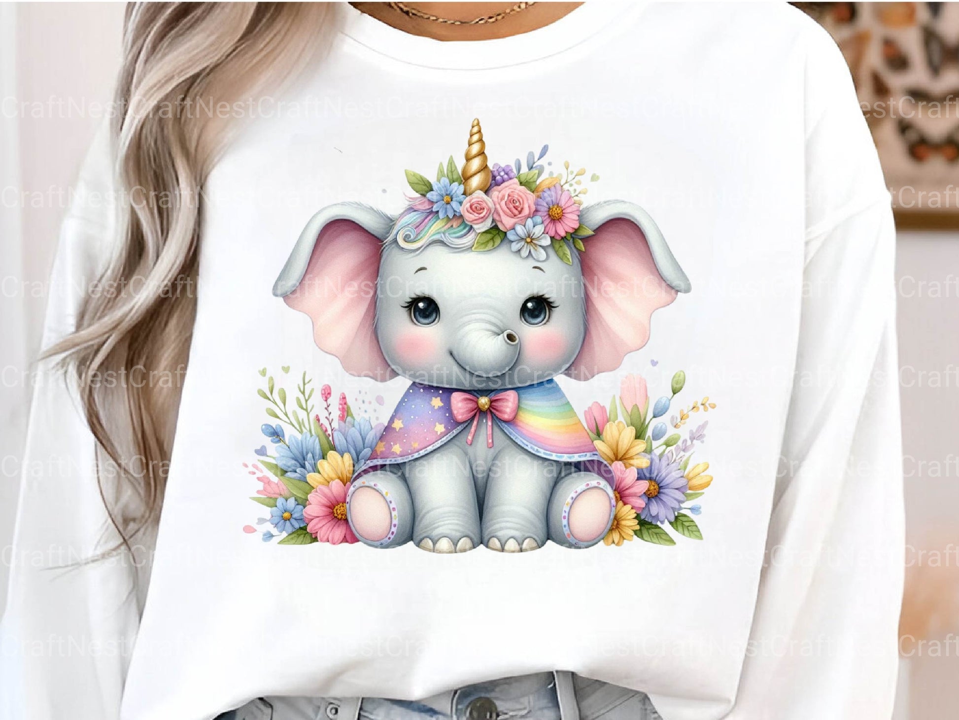 Unicorn Elephant Clipart Bundle - CraftNest - Digital Crafting and Art