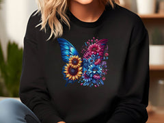 Butterfly Flowers Clipart Bundle 1 - CraftNest - Digital Crafting and Art