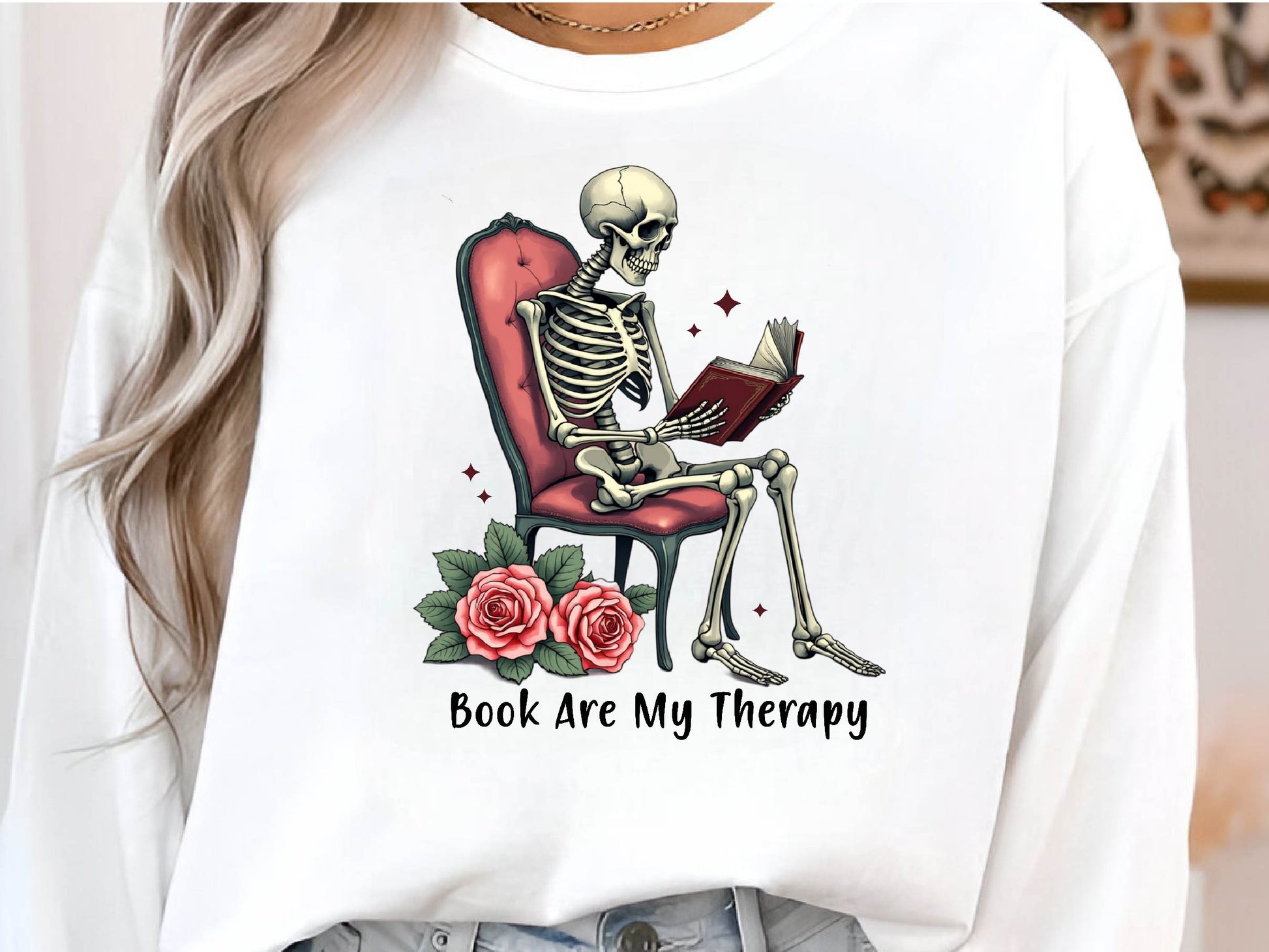 Book Are My Therapy Funny Book Lover Clipart Bundle - CraftNest - Digital Crafting and Art