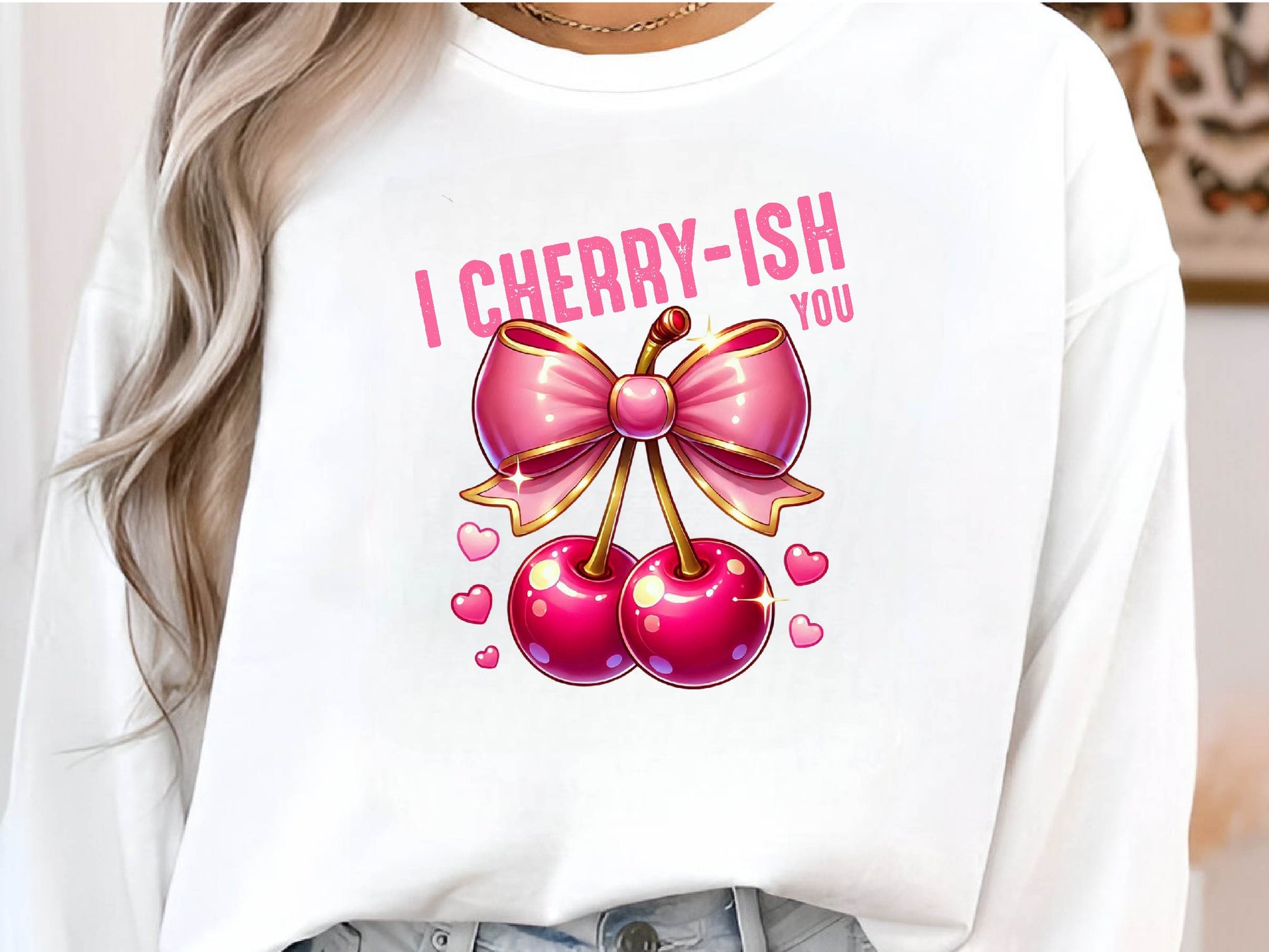 Valentines Day I Cherry Ish You Bow Clipart Bundle - CraftNest - Digital Crafting and Art