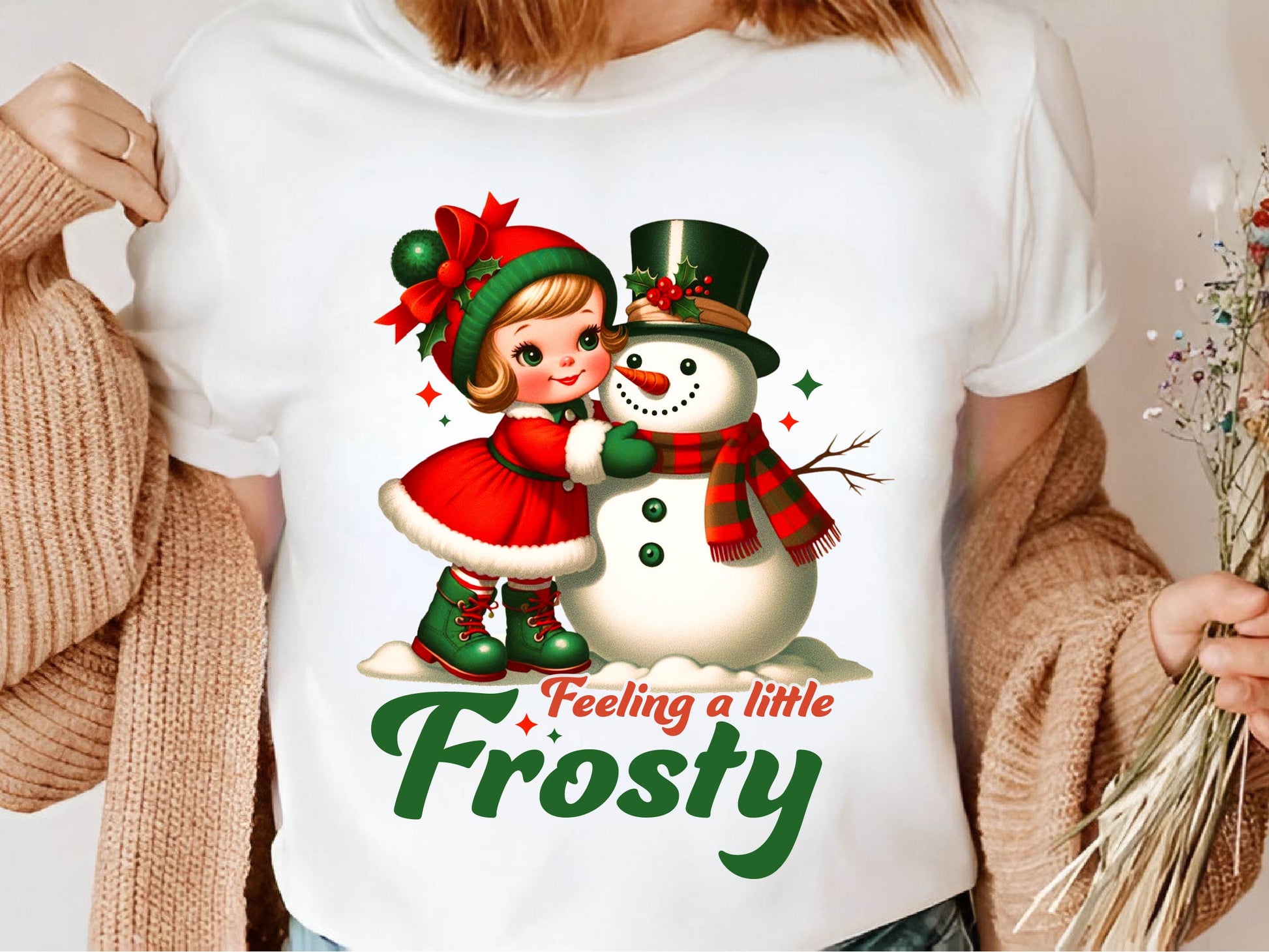 Vintage Christmas Frosty Snowman Clipart Bundle - CraftNest - Digital Crafting and Art