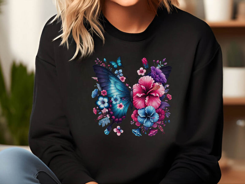 Butterfly Flowers Clipart Bundle 16 - CraftNest - Digital Crafting and Art