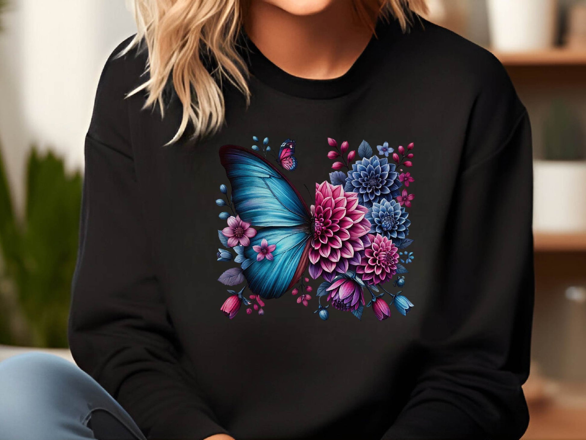 Butterfly Flowers Clipart Bundle13 - CraftNest - Digital Crafting and Art