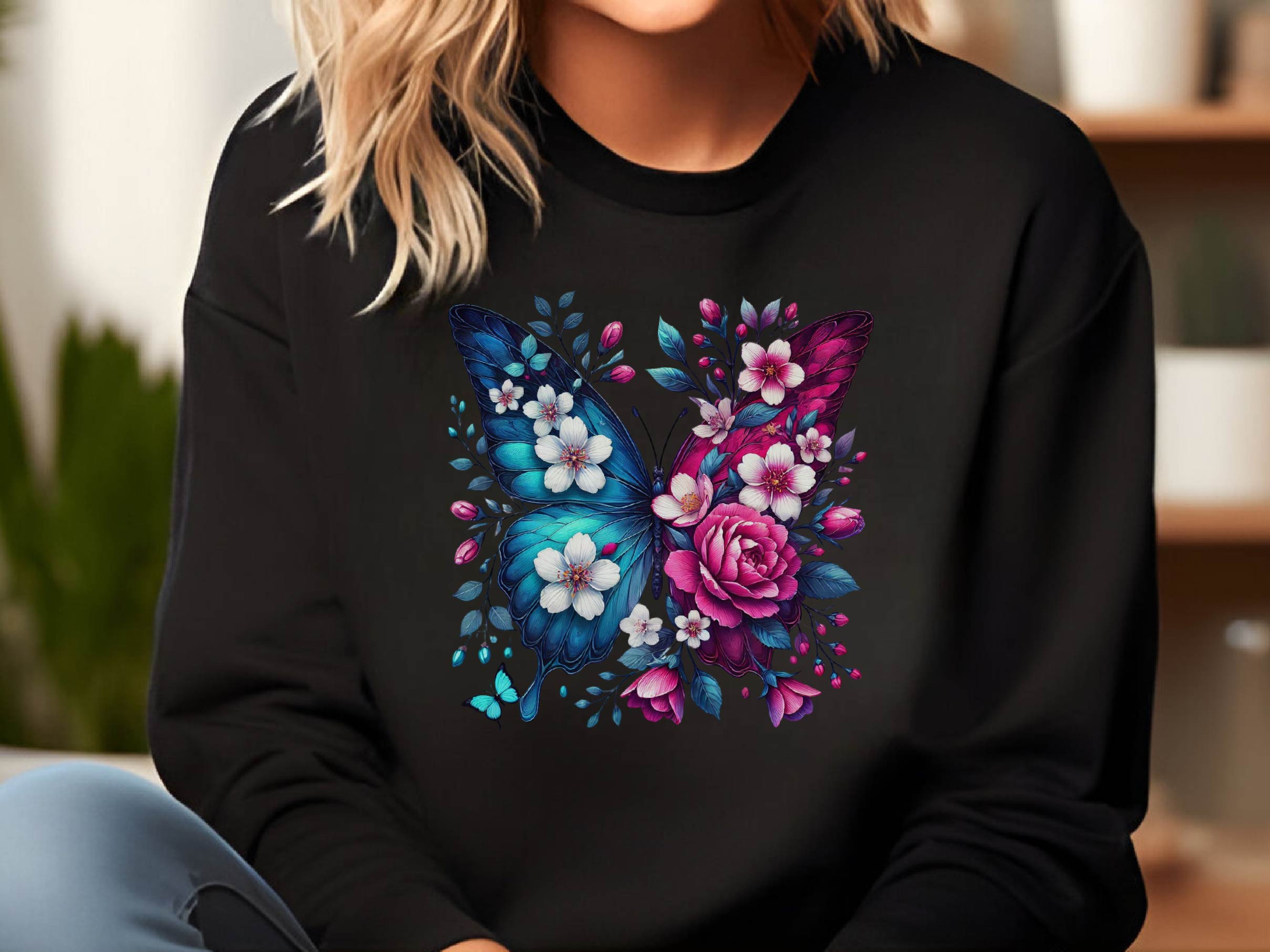 Butterfly Flowers Clipart Bundle 2 - CraftNest - Digital Crafting and Art