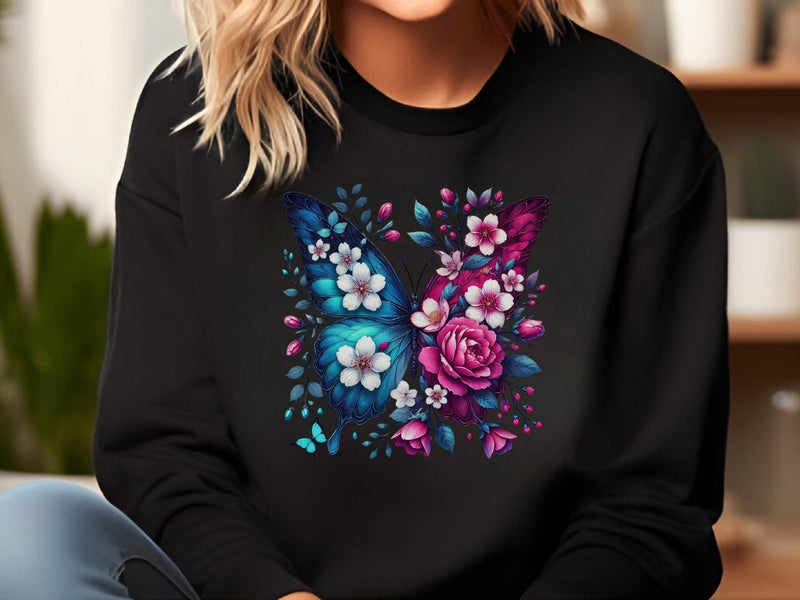 Butterfly Flowers Clipart Bundle 2 - CraftNest - Digital Crafting and Art