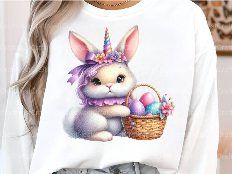 Unicorn Rabbit Clipart Bundle - CraftNest - Digital Crafting and Art