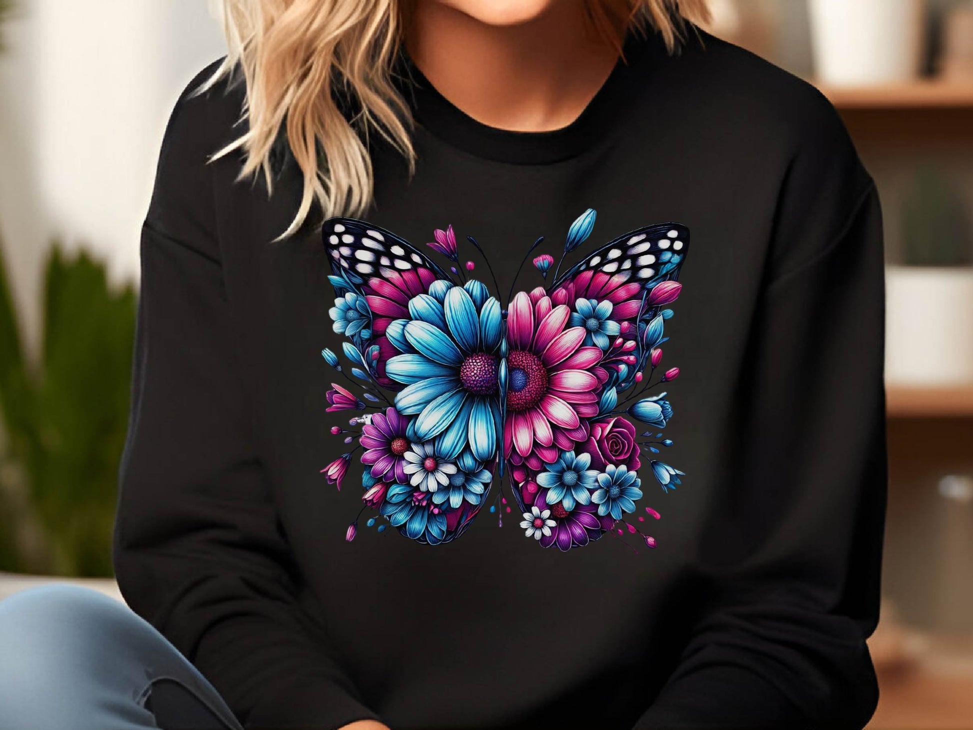 Butterfly Flowers Clipart Bundle 17 - CraftNest - Digital Crafting and Art