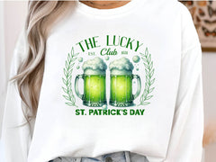 St Patricks Day Vintage Lucky Club Clipart Bundle - CraftNest - Digital Crafting and Art