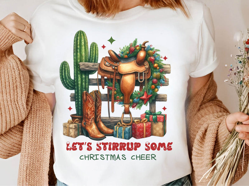 Let's Stirrup Some Christmas Cheer Clipart Bundle - CraftNest - Digital Crafting and Art