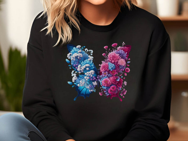 Butterfly Flowers Clipart Bundle 12 - CraftNest - Digital Crafting and Art