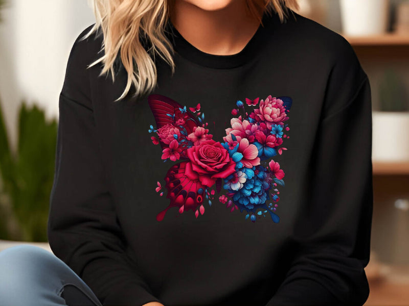 Butterfly Flowers Clipart Bundle 20 - CraftNest - Digital Crafting and Art