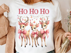 Christmas Deer Ho Ho Ho Deer Clipart Bundle - CraftNest - Digital Crafting and Art