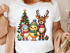 Christmas Chicken Embroidered Clipart Bundle - CraftNest - Digital Crafting and Art