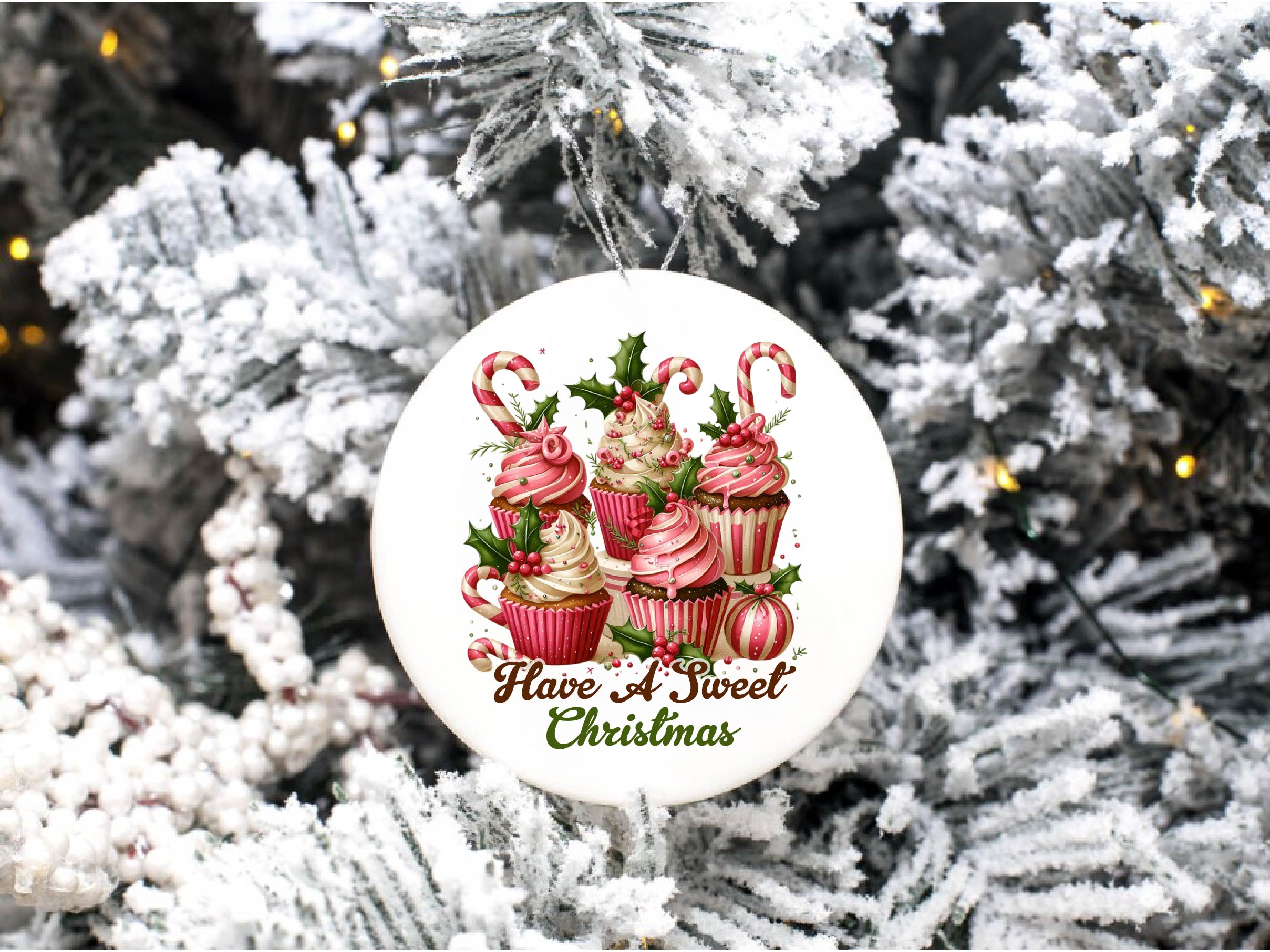 Have A Sweet Christmas Christmas Cupcake Clipart Bundle - CraftNest - Digital Crafting and Art