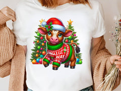 Christmas Highland Cow Clipart Bundle 5 - CraftNest - Digital Crafting and Art