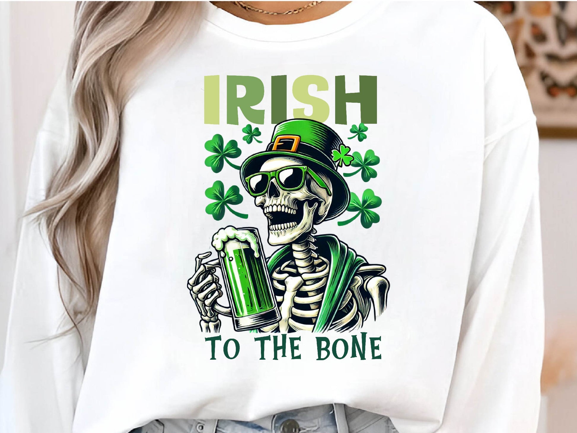 St Patricks Day Irish Skeleton Beer Clipart Bundle - CraftNest - Digital Crafting and Art