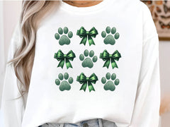 St Patricks Day Dog Cat Coquette Bow Clipart Bundle - CraftNest - Digital Crafting and Art
