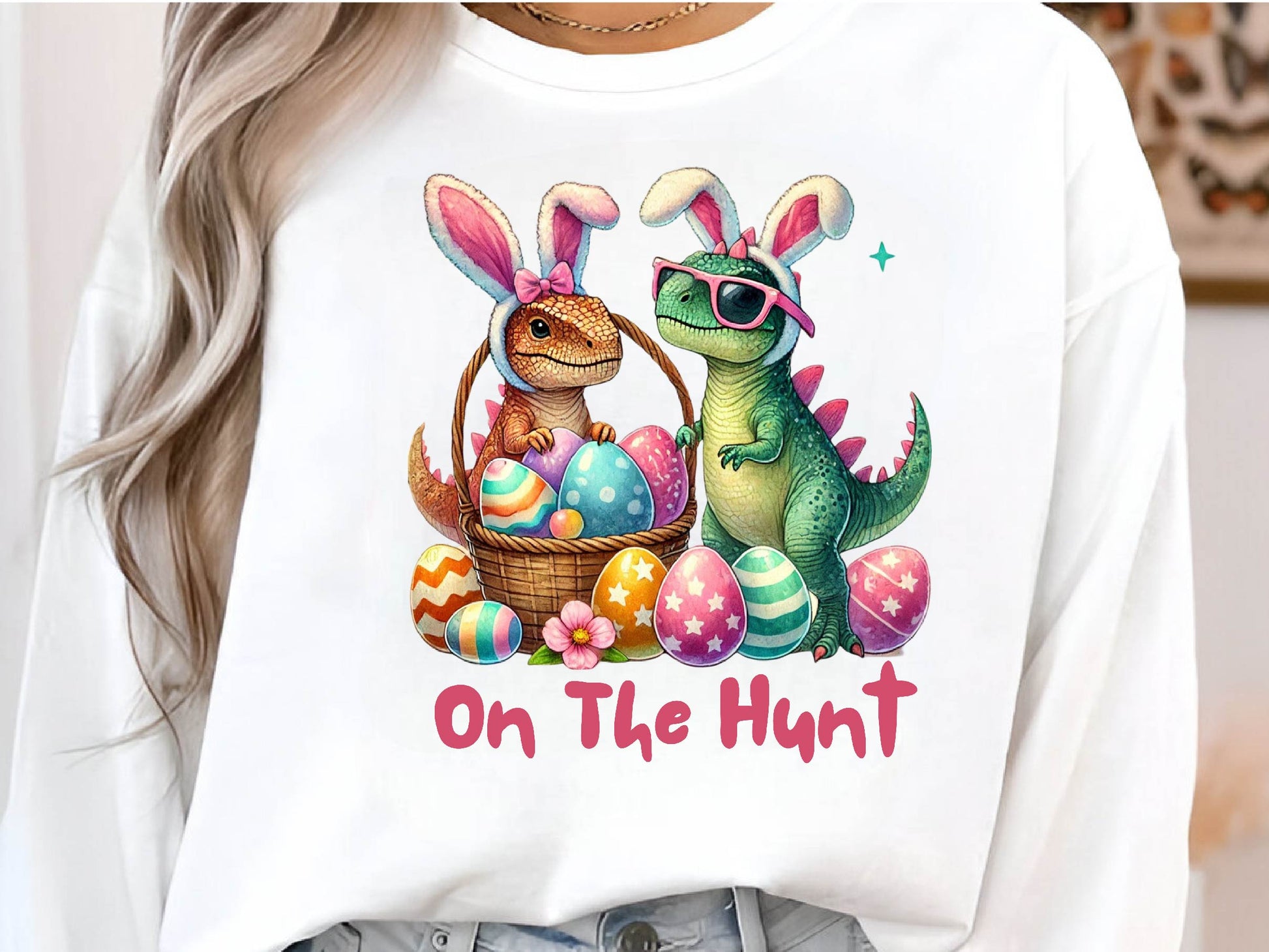 Dinosaur T Rex Easter Dinosaur T Rex Clipart Bundle - CraftNest - Digital Crafting and Art